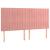 Cadru de pat cu tăblie, roz, 160x200 cm, catifea GartenMobel Dekor