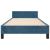 Cadru de pat fără saltea, albastru închis, 90x200 cm, catifea GartenMobel Dekor