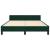 Cadru de pat fără saltea, verde închis, 140x190 cm, catifea GartenMobel Dekor
