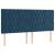 Cadru de pat cu tăblie, albastru închis, 180x200 cm, catifea GartenMobel Dekor