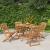 Set mobilier de grădină, 5 piese, lemn masiv de acacia GartenMobel Dekor