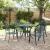 Set mobilier de grădină, 5 piese, verde, aluminiu turnat GartenMobel Dekor