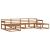 Set de canapele de exterior 6 pcs natural Lemn Solid de Acacia GartenMobel Dekor