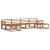 Set de canapele de exterior 6 pcs natural Lemn Solid de Acacia GartenMobel Dekor