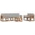 Set de canapele de exterior 7 pcs Gri natural și deschis GartenMobel Dekor