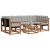 Set de canapele de exterior 7 pcs Gri natural și deschis GartenMobel Dekor
