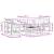 Set de canapele de exterior 8 pcs Gri natural și deschis GartenMobel Dekor