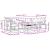 Set de canapele de exterior 8 pcs Gri natural și deschis GartenMobel Dekor