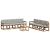 Set de canapele de exterior 9 pcs Gri natural și deschis GartenMobel Dekor