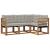 Set de canapele de exterior 4 pcs Gri natural și deschis GartenMobel Dekor