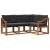 Set de canapele de exterior cu pernă 4 pcs Natural și Negru GartenMobel Dekor