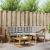 Set de canapele de exterior 5 pcs Gri natural și deschis GartenMobel Dekor