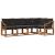Set de canapele de exterior cu pernă 5 pcs Natural și Negru GartenMobel Dekor