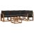 Set de canapele de exterior cu pernă 6 pcs Natural și Negru GartenMobel Dekor