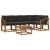 Set de canapele de exterior cu pernă 6 pcs Natural și Negru GartenMobel Dekor