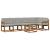 Set de canapele de exterior 7 pcs Gri natural și deschis GartenMobel Dekor