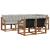Set de canapele de exterior 7 pcs Gri natural și deschis GartenMobel Dekor
