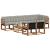 Set de canapele de exterior 9 pcs Gri natural și deschis GartenMobel Dekor