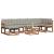 Set de canapele de exterior 8 pcs Gri natural și deschis GartenMobel Dekor