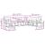 Set de canapele de exterior 8 pcs Gri natural și deschis GartenMobel Dekor