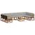 Set de canapele de exterior 11 pcs Gri natural și deschis GartenMobel Dekor