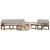 Set de canapele de exterior 6 pcs Gri natural și deschis GartenMobel Dekor