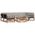 Set de canapele de exterior 7 pcs Gri natural și deschis GartenMobel Dekor
