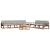 Set de canapele de exterior 8 pcs Gri natural și deschis GartenMobel Dekor