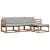 Set de canapele de exterior 4 pcs Gri natural și deschis GartenMobel Dekor