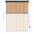 Jaluzea tip rulou de exterior, galben și albastru, 120 x 250 cm GartenMobel Dekor