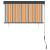 Jaluzea tip rulou de exterior, galben și albastru, 120 x 250 cm GartenMobel Dekor