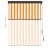Jaluzea tip rulou de exterior, alb și portocaliu, 120 x 250 cm GartenMobel Dekor