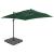Umbrelă de soare de grădină, bază portabilă, verde GartenMobel Dekor