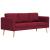 Set de canapele, 2 piese, bordo, material textil GartenMobel Dekor