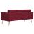 Set de canapele, 2 piese, bordo, material textil GartenMobel Dekor