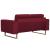 Set de canapele, 2 piese, bordo, material textil GartenMobel Dekor