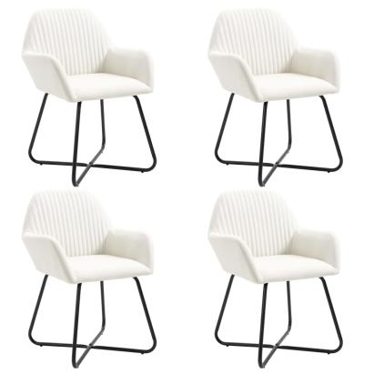 Scaune de bucătărie, 4 buc., material textil GartenMobel Dekor