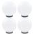 Lămpi glob cu LED, 4 buc., 25 cm, PMMA, sferic GartenMobel Dekor