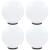 Lămpi glob cu LED, 4 buc., 40 cm, PMMA, sferic GartenMobel Dekor