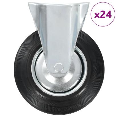 Roți fixe, 24 buc., 200 mm GartenMobel Dekor