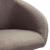 Scaune de sufragerie, 6 buc., gri taupe, material textil GartenMobel Dekor