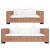 Set canapea cu perne, 2 piese, ratan natural  GartenMobel Dekor