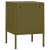 Noptiere, 2 buc., verde măsliniu, 35x35x51 cm, oțel GartenMobel Dekor