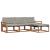 Set de canapele de exterior 4 pcs Gri natural și deschis GartenMobel Dekor