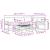 Set de canapele de exterior 5 pcs Gri natural și deschis GartenMobel Dekor