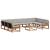 Set de canapele de exterior 10 pcs Gri natural și deschis GartenMobel Dekor