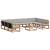 Set de canapele de exterior 10 pcs Gri natural și deschis GartenMobel Dekor