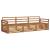 Set de canapele de exterior 3 pcs natural GartenMobel Dekor