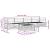 Set de canapele de exterior 5 pcs natural GartenMobel Dekor