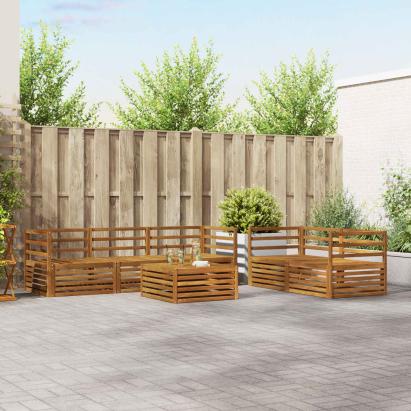 Set de canapele de exterior 6 pcs natural GartenMobel Dekor